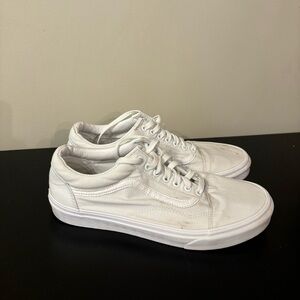 Mens White Vans size 11.5
